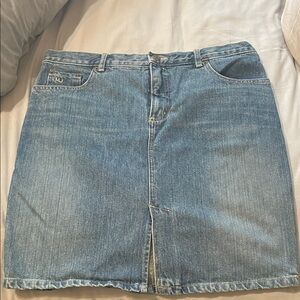 Marc Jacobs Blue Denim Skirt